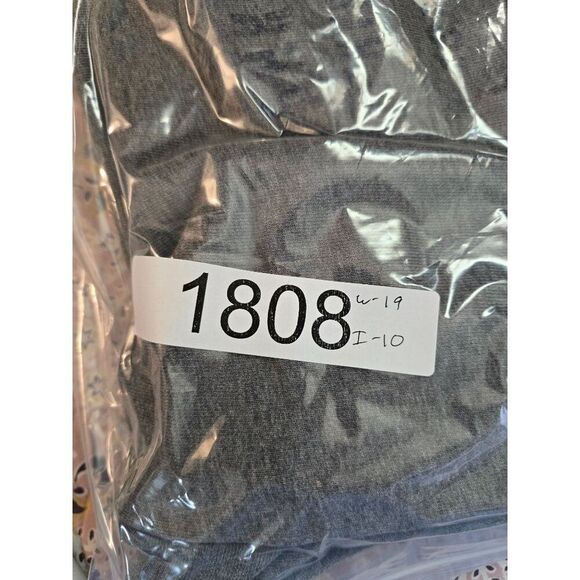 Vintage Mens Large Gray Cotton Drawstring Shorts Parkview Print gym rat workout - Picture 7 of 7